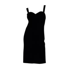 1980s Yves Saint Laurent Little Black Dress