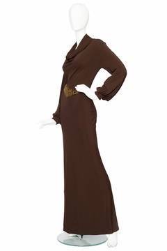 An Early 2000 Tom Ford for Yves Saint Laurent Jersey Gown S