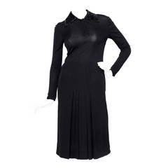 Vintage 1960s Miss Dior Silk Jersey Evening Dress