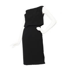 1960s Pierre Balmain Little Black Dress