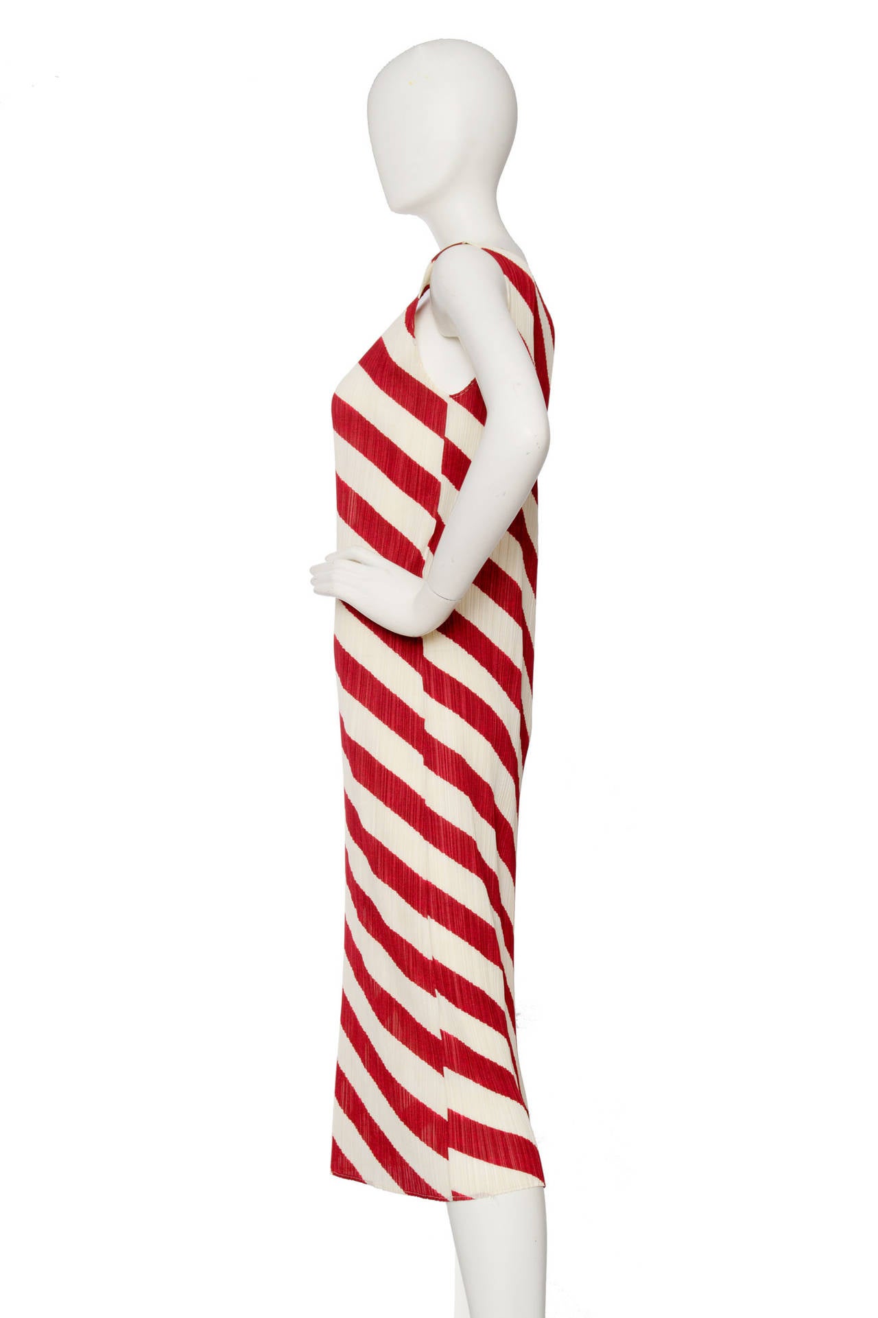 1980s Candy Striped Pleats Please by Issey Miyake
