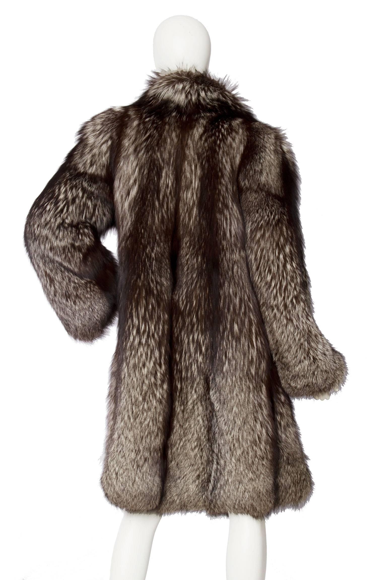 80's fur coat