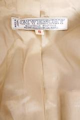1960s Givenchy Beige Checkered Wool Coat