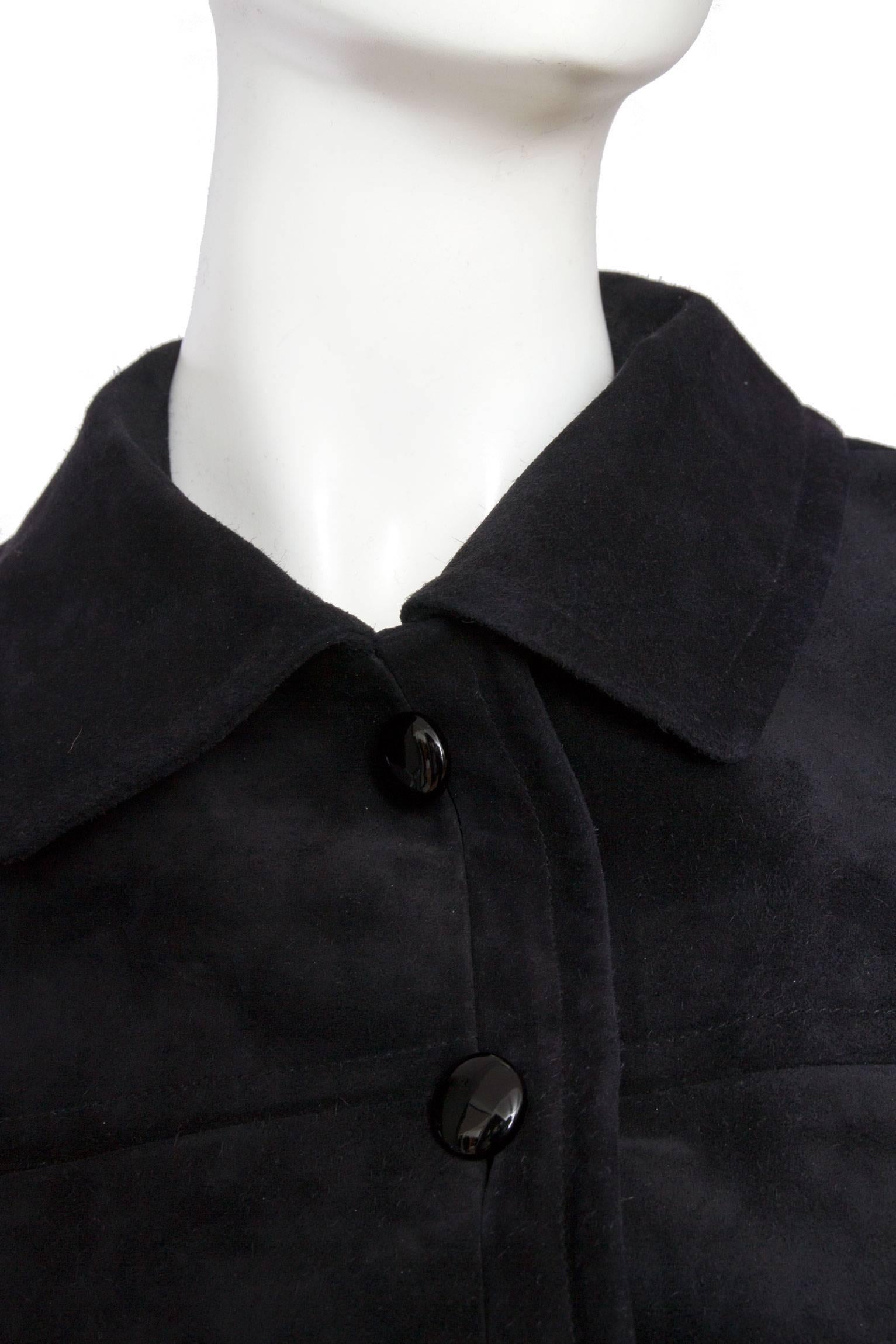 1970s Yves Saint Laurent Haute Couture Suede Jacket 3