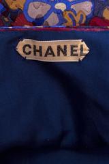 60s Chanel Haute Couture Floral Silk Dress