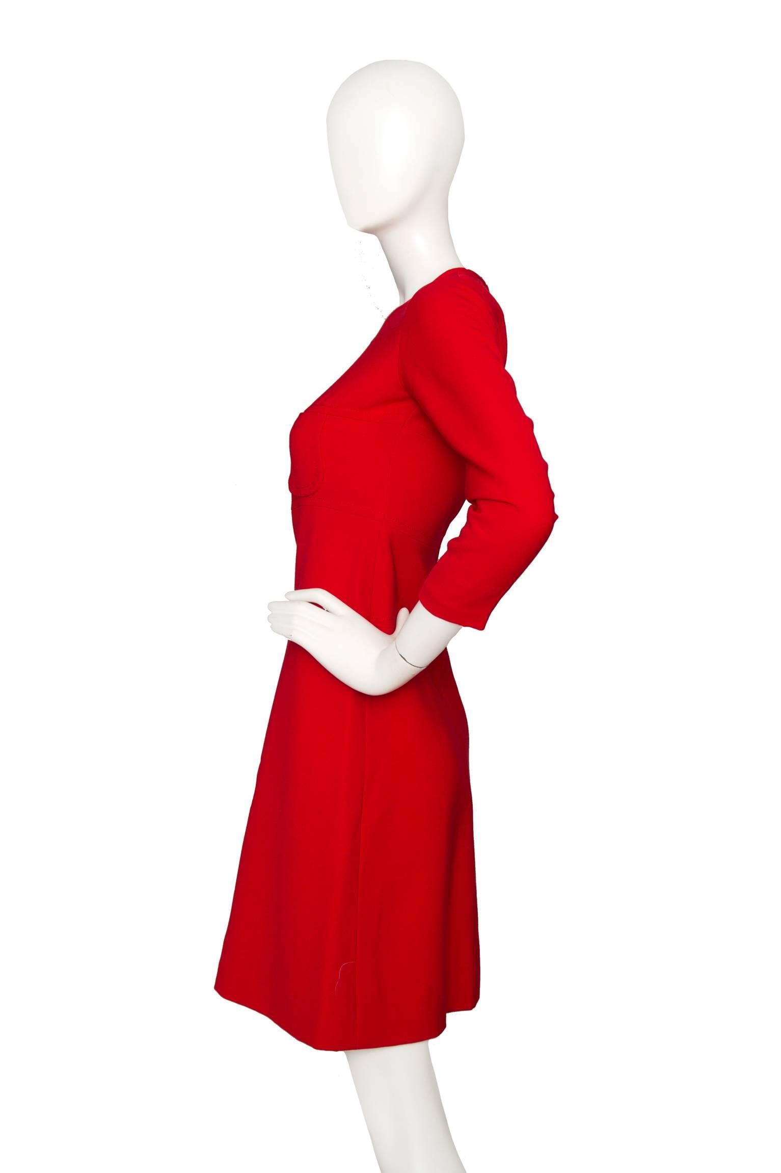 60s red dress