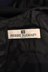 A Black Pierre Balmain Asymmetric Blouse