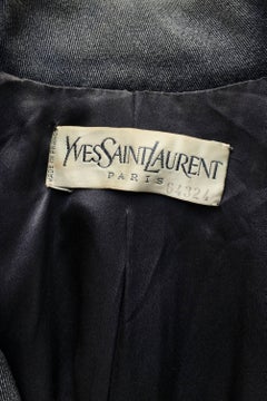 A 1960s Yves Saint Laurent Haute Couture Wool Skirt Suit