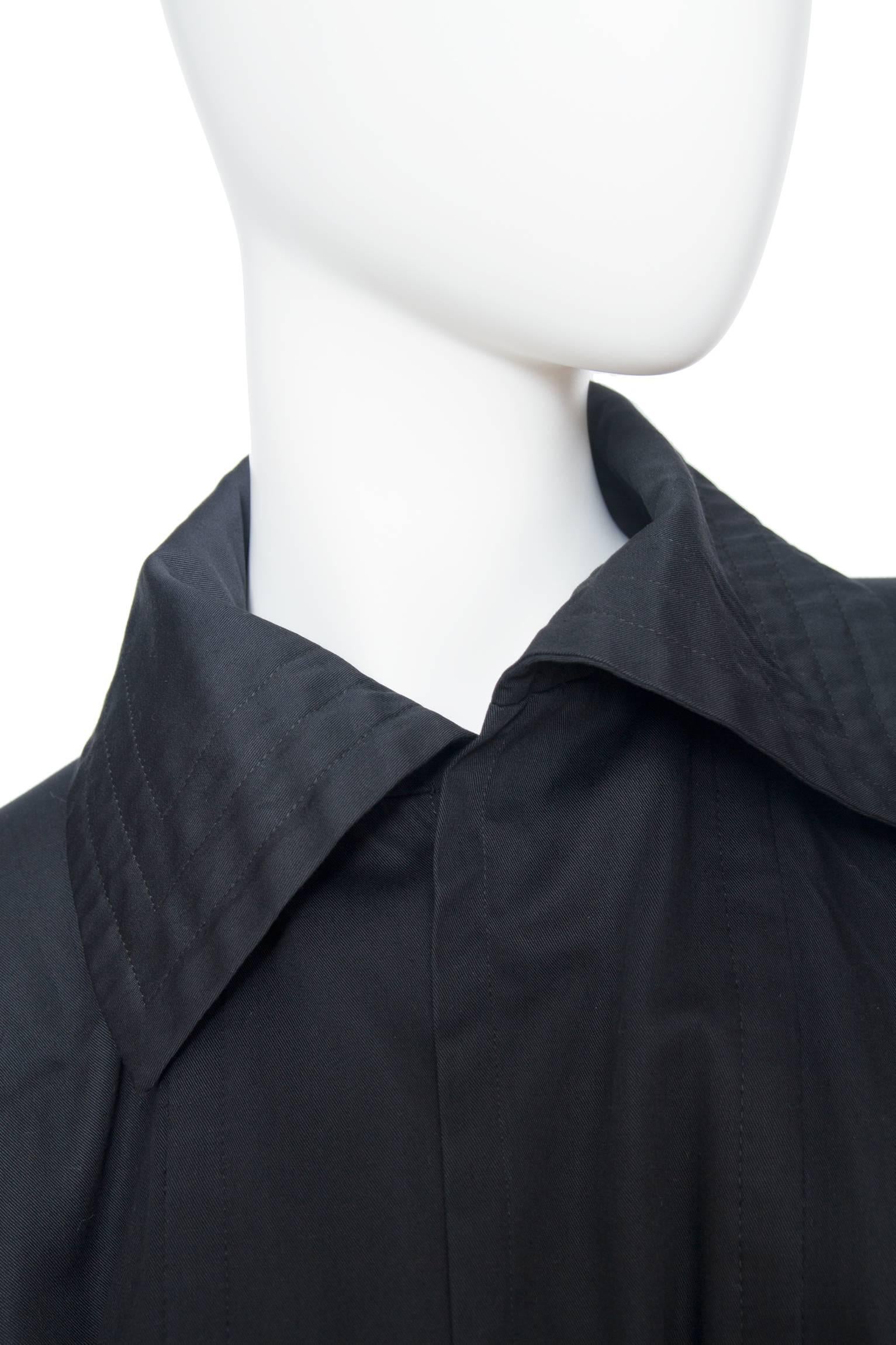 70s Yves Saint Laurent Rive Gauche Cotton Cape  2