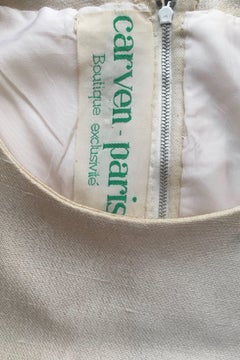 A 1960s Carven Two-Toned Silk Dress