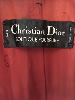 1970s Christian Dior Caramel Collored Mink Fur Coat