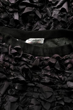 Yves Saint Laurent by Tom Ford Vintage Raw Ribbon Skirt, Fall 2001