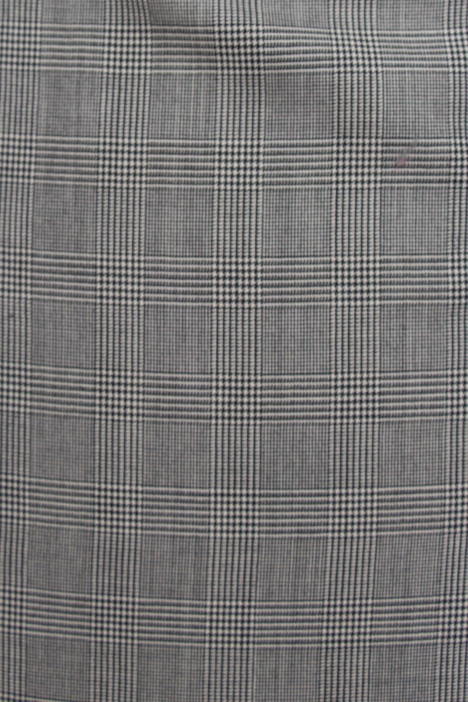 A Spring 1998 Vintage Gianni Versace Houndstooth Plaid Bodycon Dress XS For Sale 5