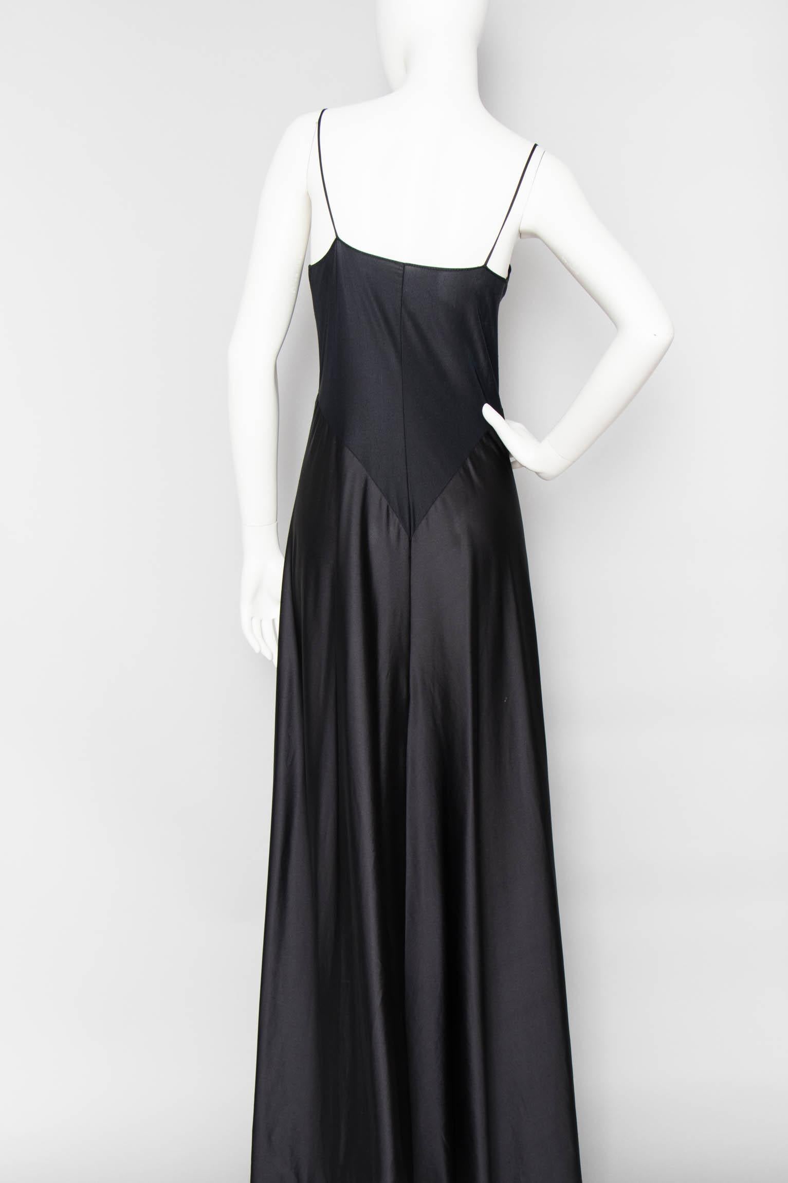 black vintage halston