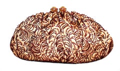 Circa 1940s Josef French Hand Beaded Evening Bag