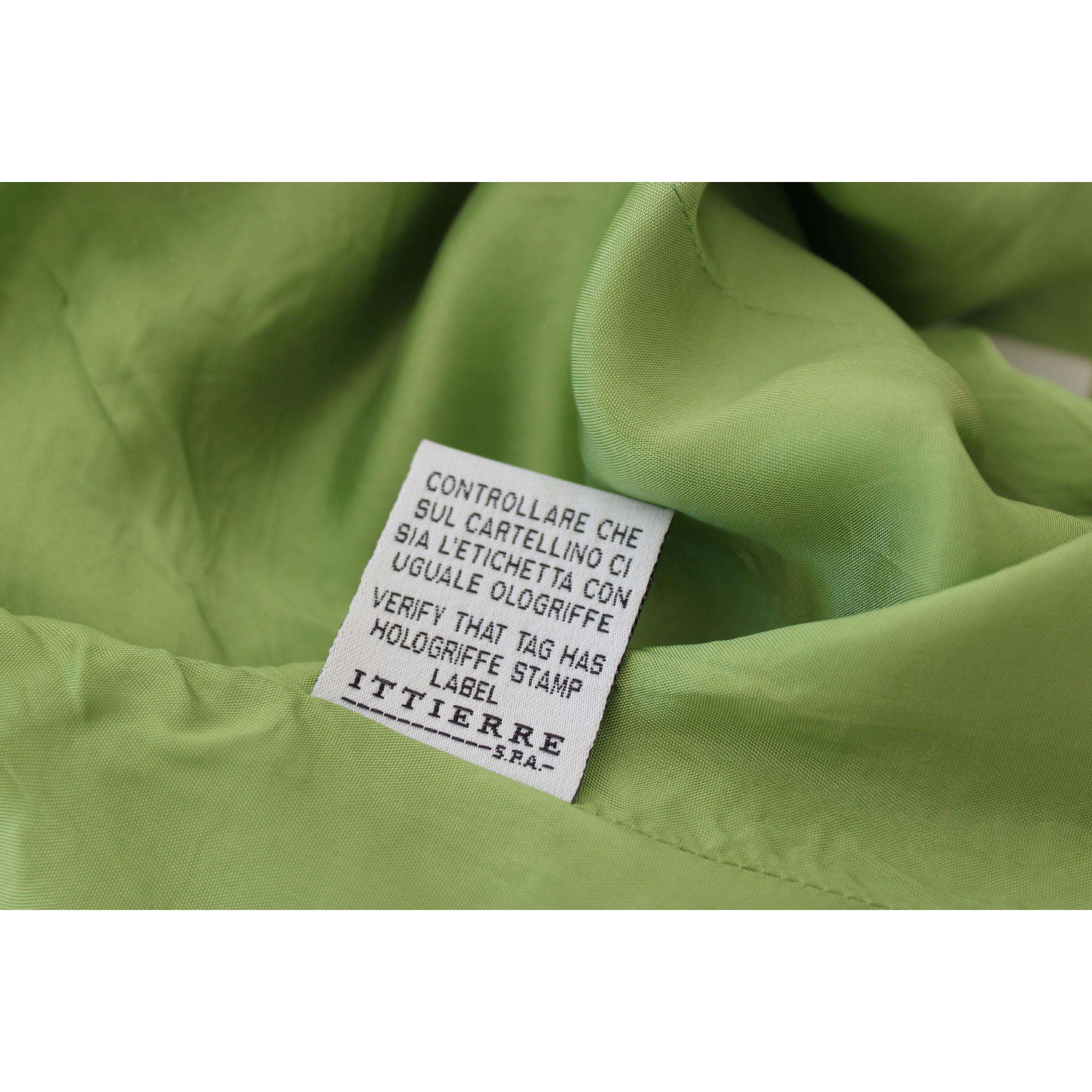 Versace Jeans Couture Vintage Green Pied De Poule Jacket, 1990s 6
