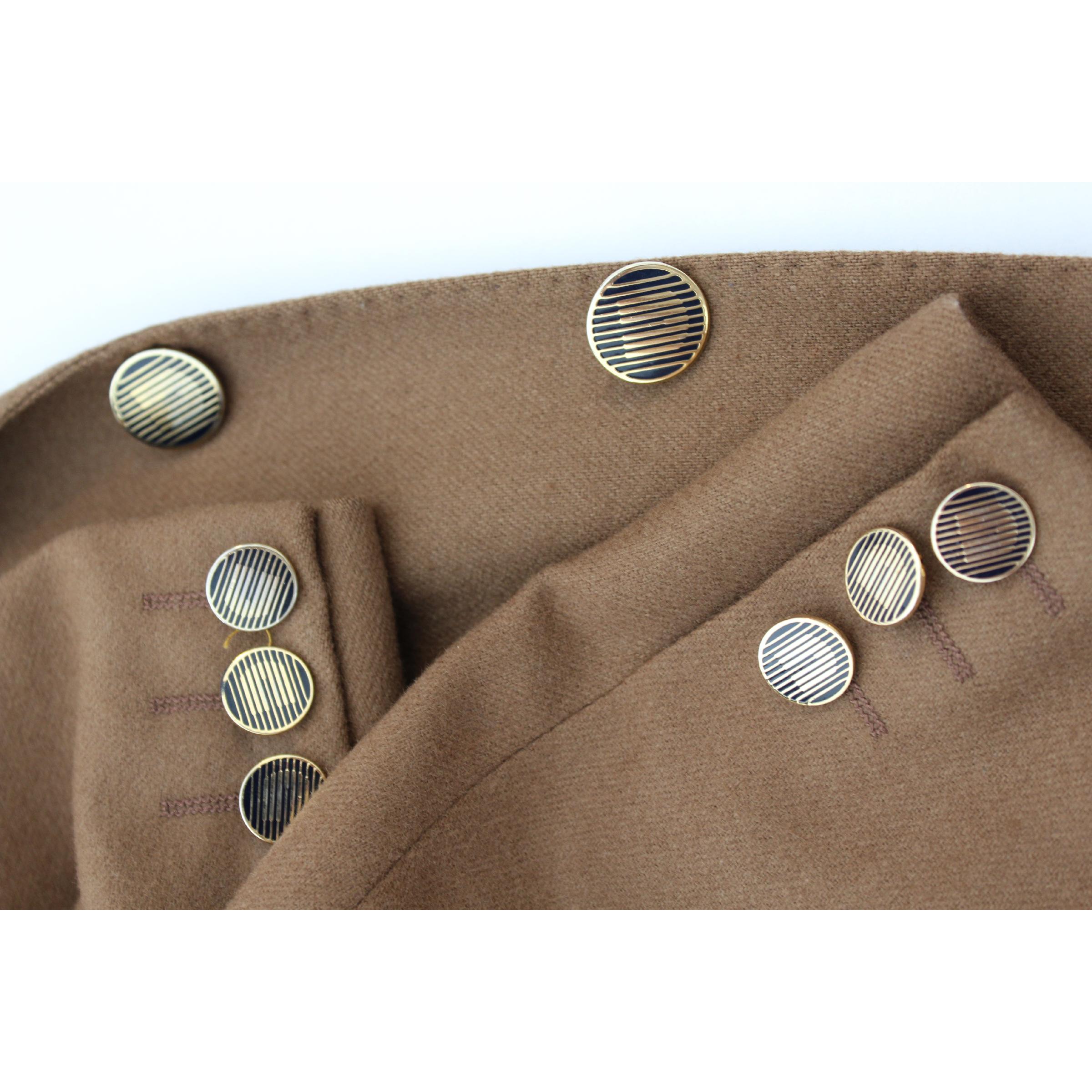 Emanuel Ungaro Jacket Blazer Wool Vintage Beige, 1990s 3