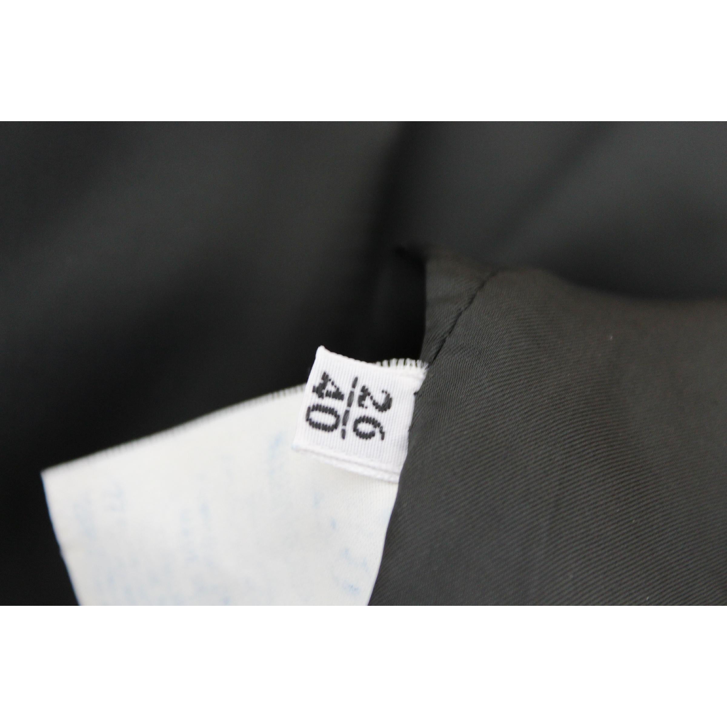 Gianni Versace Jacket Pied De Poule Wool Check Vintage Black White, 1980s 4