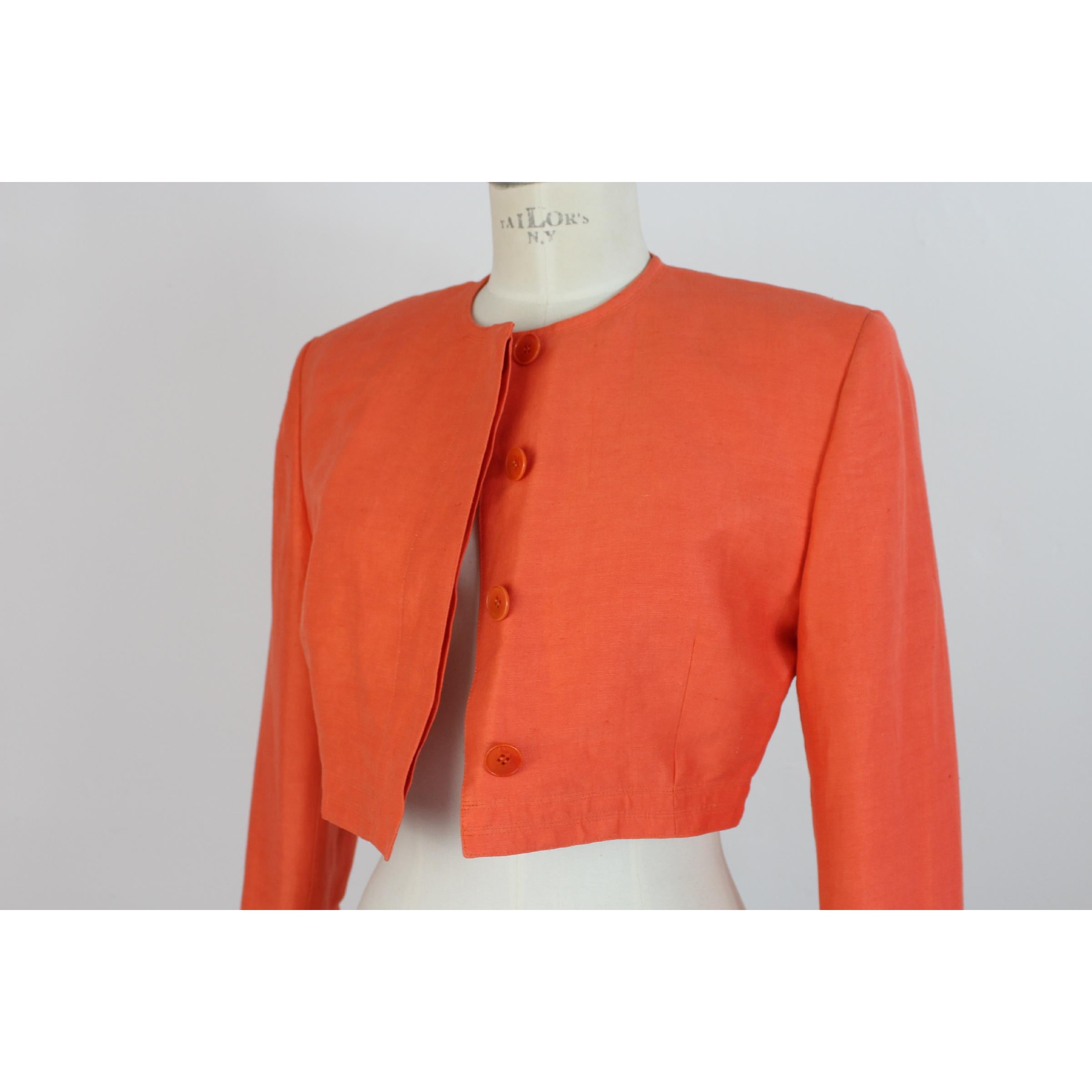 orange bolero jacket