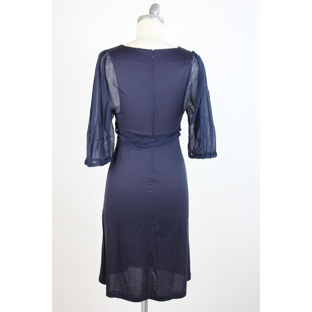 Philosophy by Alberta Ferretti flared dress in blue cotton, balloon sleeves, soft belt, new with label, in very good condition, made in Italy.

SIZE 40 IT 6 US 8 UK

Shoulders: 40 cm
Sleeves: 43
Length: 95 cm
Bust / Chest: 42 cm