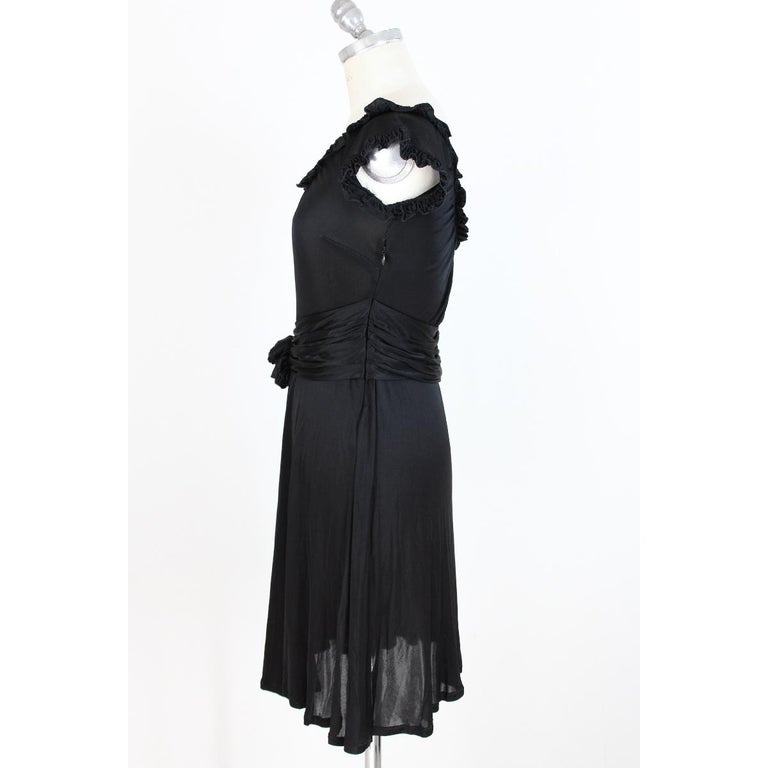 2000s Blumarine Black Evening Cocktail Dress  In Excellent Condition For Sale In Brindisi, Bt