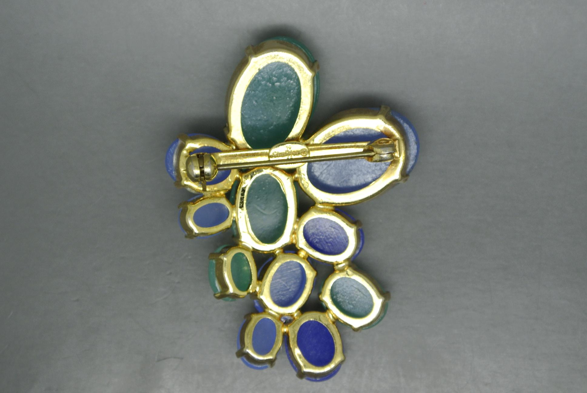 Christian Dior Brooch
signed and dated 1968
Made by Henkel&Grosse Company