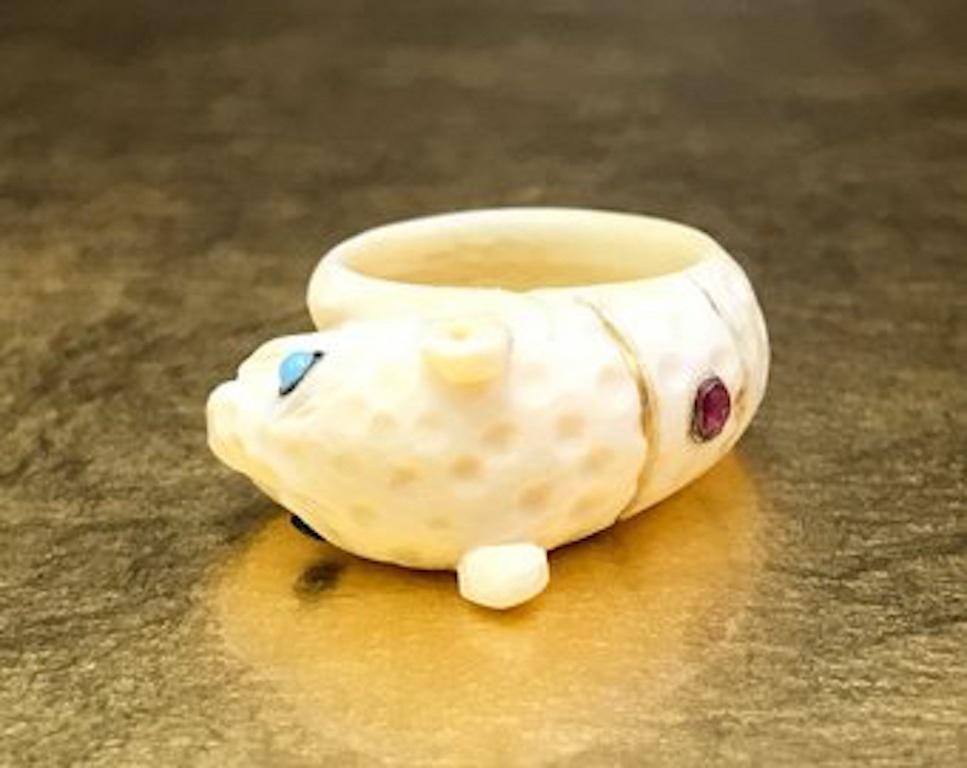 animal bone ring