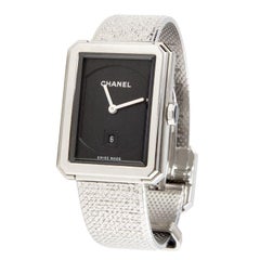 Chanel stainless steel MEDIUM BOY-FRIEND TWEED Watch