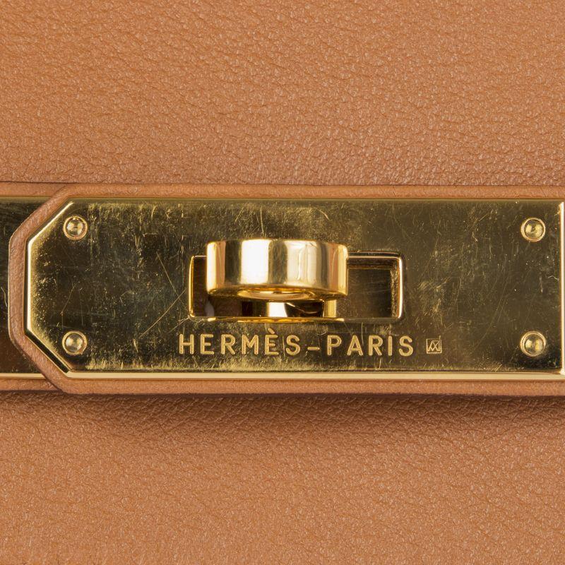 HERMES Gold Kamel Swift Leder BIRKIN 35 Tasche 1