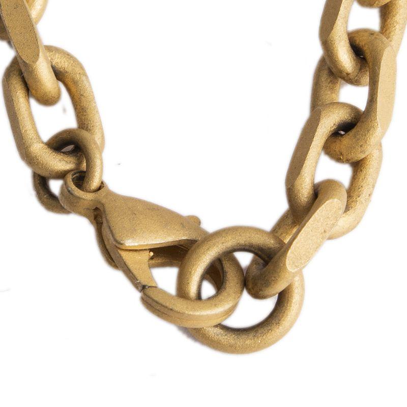 VALENTINO gold-tone ARIES Chain Zodiac Necklace In Excellent Condition In Zürich, CH