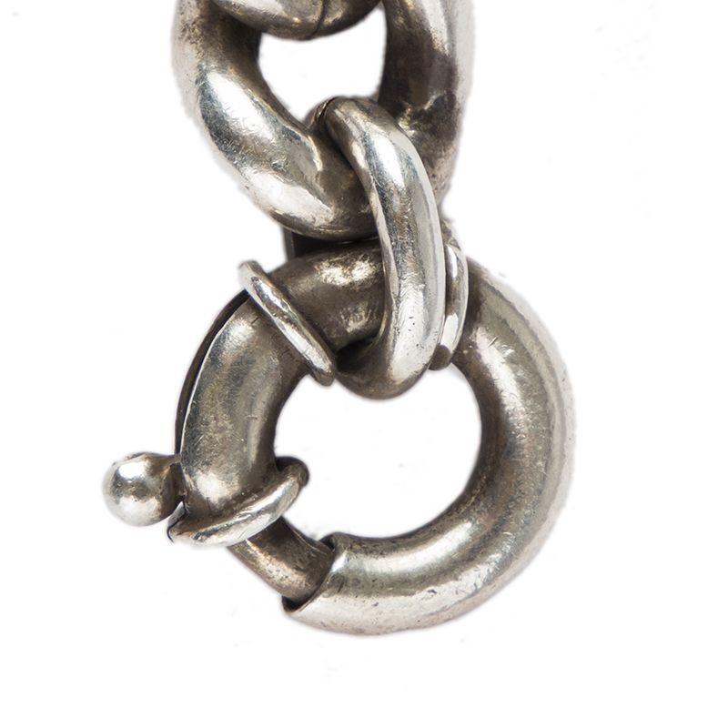 Women's or Men's BARRY KIESELSTEIN-CROD sterling silver CROCODILE CHAIN Bracelet