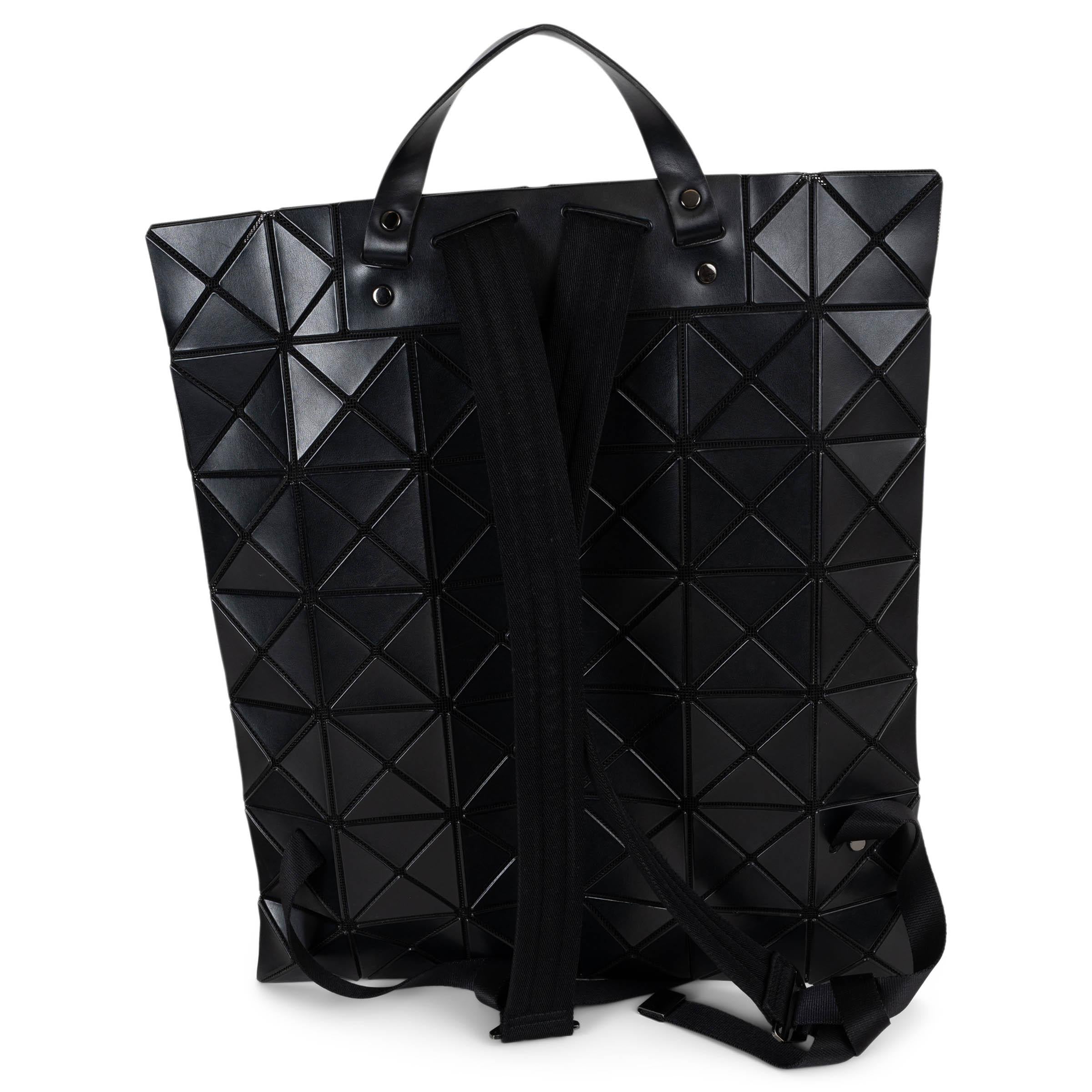 Noir ISSEY MIYAKE noir PVC BAO BAO FLAT Sac à dos en vente