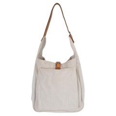 HERMES Naturel Ecru Toile H Hunter MARWARI GM HOBO Bag