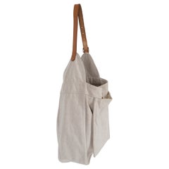 HERMES Naturel Ecru Toile H Hunter MARWARI GM HOBO Bag