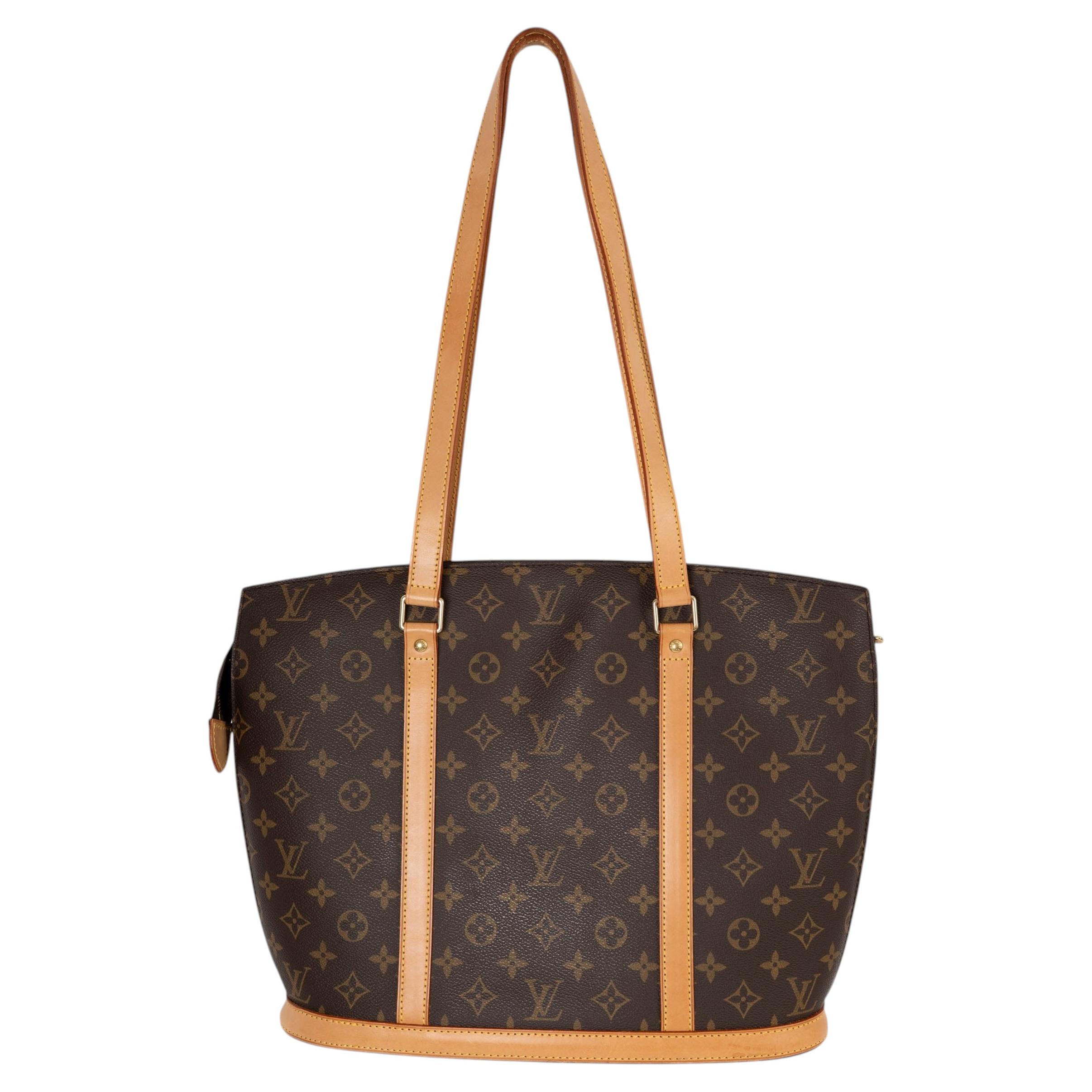 LOUIS VUITTON brown Monogram canvas BABYLONE Shopper Bag