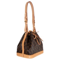 LOUIS VUITTON brown Monogram canvas PETIT NOE BUCKET Bag