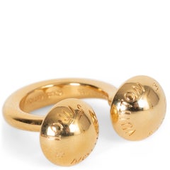 LOUIS VUITTON yellow white rose gold STUDDY Ring Sz 5