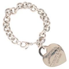 Pulsera «RETURN TO TIFFANY HEART TAG» de plata de ley de TIFFANY & CO