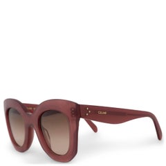 CELINE Sonnenbrille „3 DOT BUTTERFLY“ aus violett-rosa Acetat, Modell CL4005IN