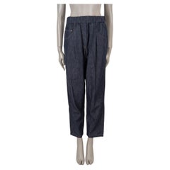 BRUNELLO CUCINELLI dunkelblaue Baumwolljeans „THE SUPER LIGHTWEIGHT JEAN“ Jeanshose 40 S