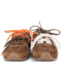 MIU MIU x NEW BALANCE Cinnamon brown suede 530 SL Sneakers Shoes 37.5