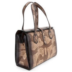 BOTTEGA VENETA brown beige 2014 PRINTED AYERS Bag