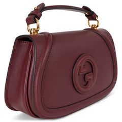 GUCCI „Ancora“ rote Leder-Handtasche „BLONDIE MEDIUM“ mit Tragegriff
