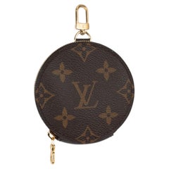 LOUIS VUITTON brown Monogram canvas MULTI POCHETTE ACCESSOIRES ROUND COIN Wallet