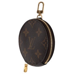LOUIS VUITTON brown Monogram canvas MULTI POCHETTE ACCESSOIRES ROUND COIN Wallet