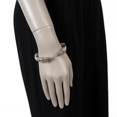 KIESELSTEIN-CORD silver 1998 STERLING SILVER DOUBLE ALLIGATOR Bracelet