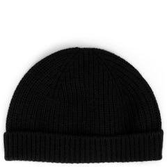 Bonnet en cachemire sans coutures CELINE Triomphe, noir, taille unique
