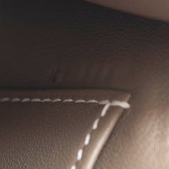 HERMES Etoupe Taupe Epsom leather MINI KELLY 20 SELLIER Bag Phw
