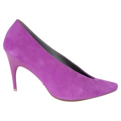 Balenciaga 2024 Duchesse 90 Suede Pumps Azalee 38