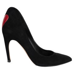 Christian Dior 2017 DiorAmour Heart Suede Pumps Black 38